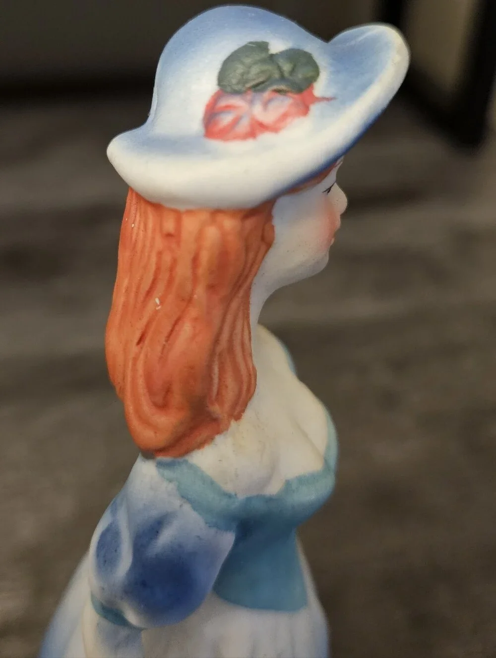 Vintage Bisque Porcelain Victorian Dancing Lady Figurines - Set of 2